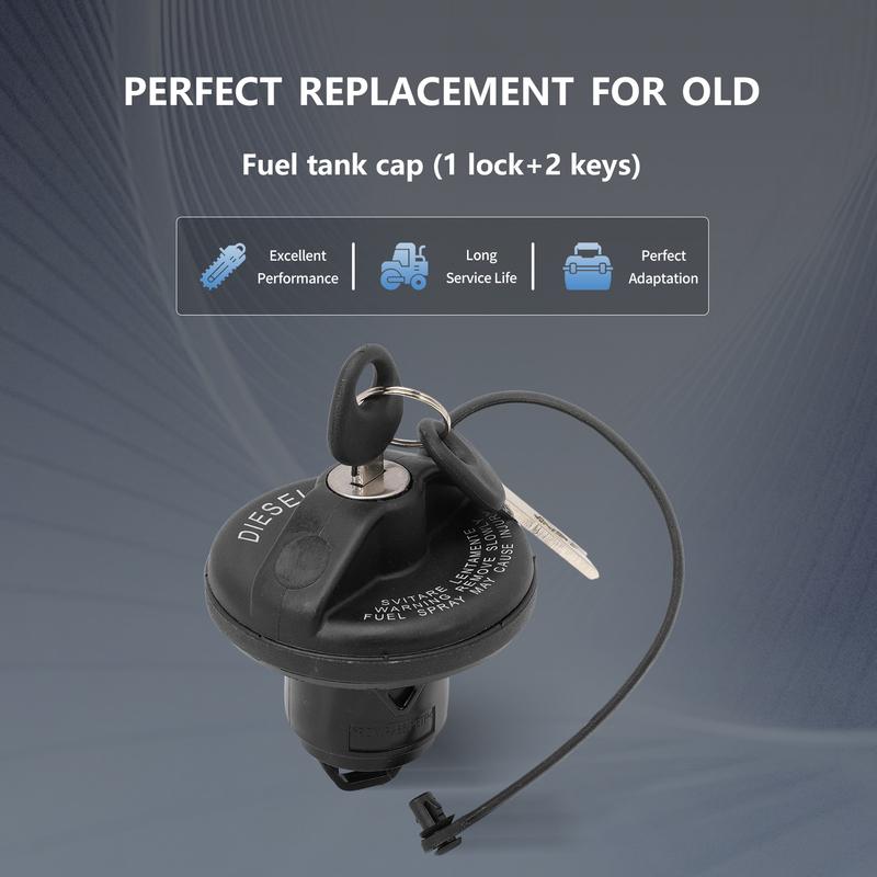 Diesel Fuel Tank Cap with 2 Keys For Fiat 71802900