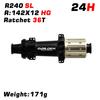 GOLDIX 240sl Road Hub Ccentral Locking Disc 24 Hole New Ratchet 60T Straight Hub Gravel Bicycle for Shimano11 Speed SRAM