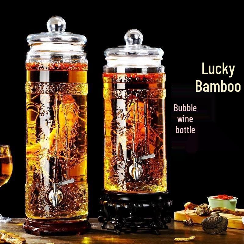 Thick Glass Wine Brewing and Soaking Jar