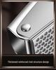 304 Stainless Steel Garlic Press: Thickened Manual Mincer, Safe for Hands, Ensures Even Garlic Extraction.