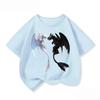 Relaxed Fit Children Short Sleeve T Shirt Kawaii Round Neck Lovely How To Train Your Dragon Graphic Street Style 3 To 14