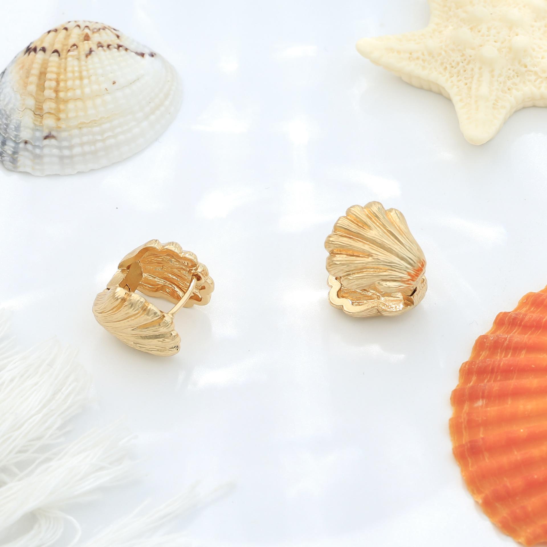 

Модные серьги-клипсы в виде капли воды из серии «Океан», Премиальные серьги, Геометрические серьги-пусеты