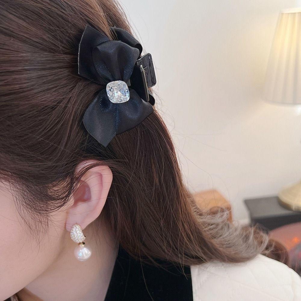 Hair Claws Cloth Bowknot Korean Style Headwear Bow Hair Clip Female Hair Accessories Cute Hairpin