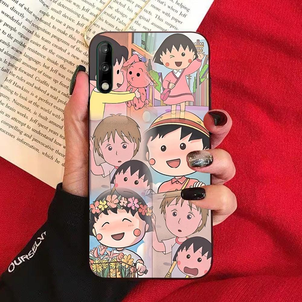 Cartoon Chibi Maruko Chan Phone Case For Huawei Honor 10 lite 9 20 7A 9X 30 50 60 70 pro plus Soft Silicone Cover