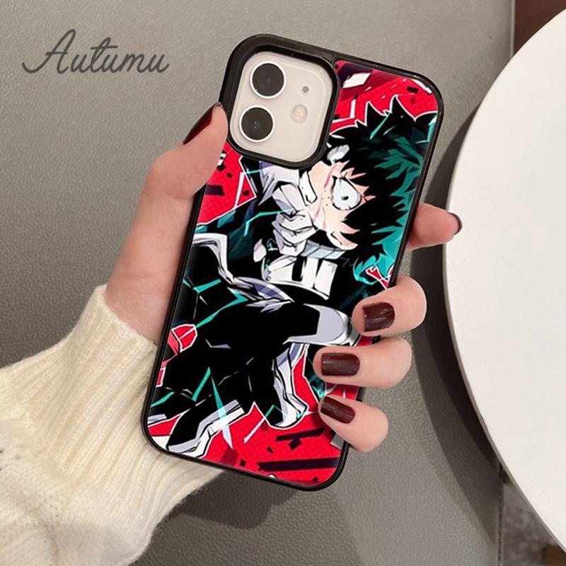 My Hero Academia Cartoon Anime Japan Phone Case for iPhone 11 12 13 14 Pro Max Mini XR XS SE 2020 7 8 Plus Samsung S21 S22 Cover