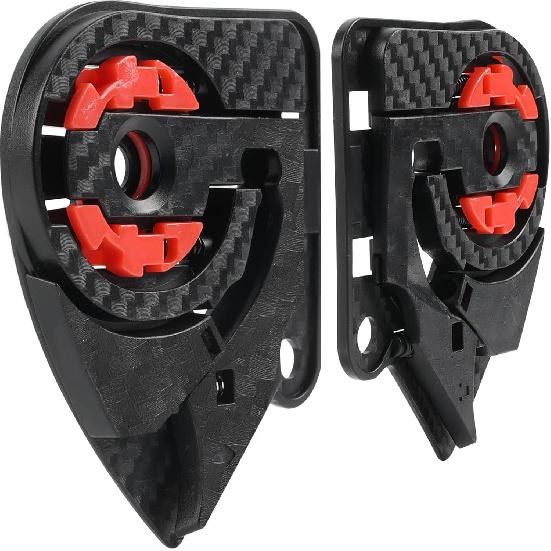 Helmet Visor Base Side Plate Replacement for Sedici Strada 2/3, Motorcycle Helmet Visor Shield, Compatible with LS2 FF397 and FF801 Models