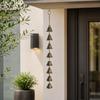 Hanging Metal Wind Chimes Decors With Layered Bells and Chain, Soft Bells Accent for Balconies, Patios, Window or Porch
