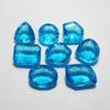 Natural Blue Topaz Pendant Size 500 Ct Mix Shape Ring Size Verified Gemstone p-224.-k