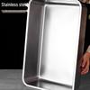 Handun 316L Stainless Steel Deep Square Buffet Tray with Lid