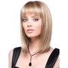 Peruci WHIMSICAL W Păr Sintetic Mix Culoare Blonduiri Păr Ondulat Bob Femei Cărare pe Mijloc Peruci Cosplay Fibră Rezistentă la Căldură pentru Femei