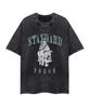 STANDARDERROR 87-Stan254 Phantom Rhythm Crack Pigment Short Sleeve T-Shirt (5 Colors) (Type A)