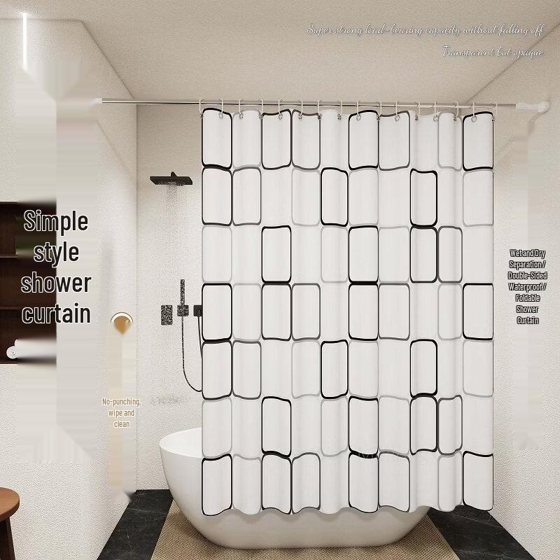 

Qianyu Waterproof Mildew-Proof Shower Curtain