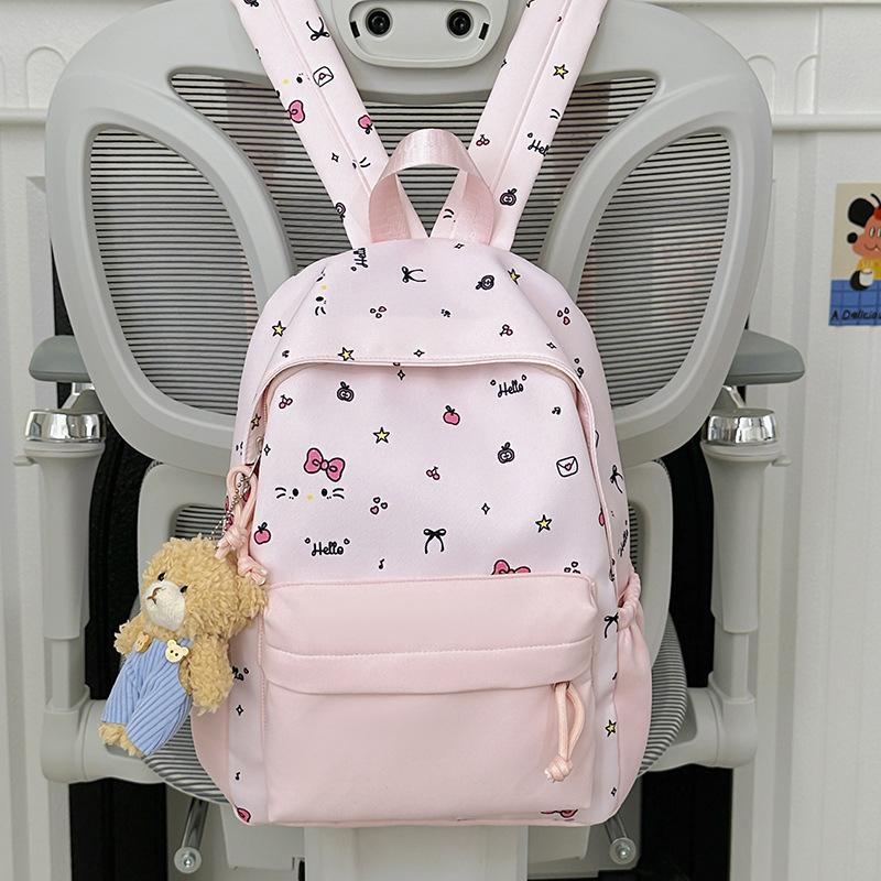 Schoolbag New High-value, Sweet, Literary and Cute Butterfly Backpack for Junior High School Students Lightweight Backpack