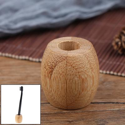 1 Stück Bambus Zahnbürstenhalter Holz Zahnbürsten Badezimmerständer Zahnbürsten Werkzeuge