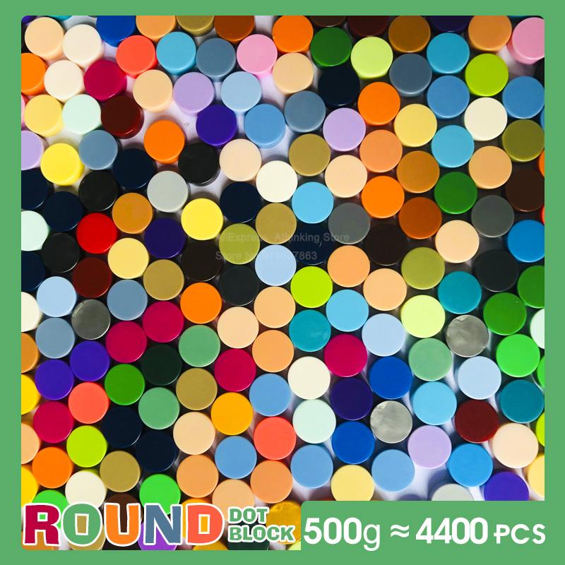 Children's Small Building Blocks 1/4 Circle Tile NEW 1x1 Dot Shaped Bulk Building Block Kids Educational Toy Sets 700-8800PCS