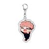 Süßer Jujutsu Kaisen Yuji Megumi Acryl Schlüsselanhänger, Hochwertiger Tasche Anhänger für Schüler Geschenk
