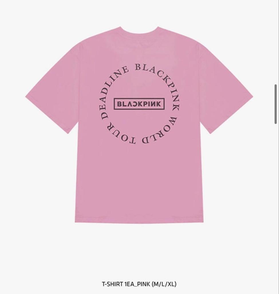 [USED] BLACKPINK Seoul Concert ROUND LOGO T-SHIRT