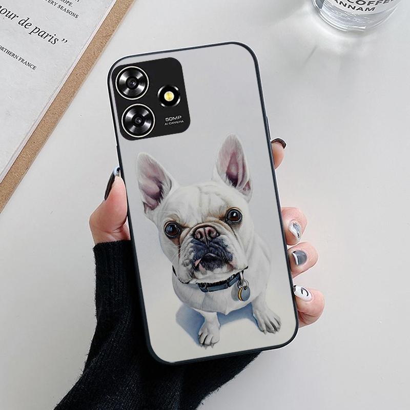 Pre ZTE Blade V50 Dizajnové puzdro Kvetinové maľované silikónové puzdrá Pre ZTE Blade A73 4G / V50 Smart Axon 50 Lite Puzdro TPU kryt Fundas