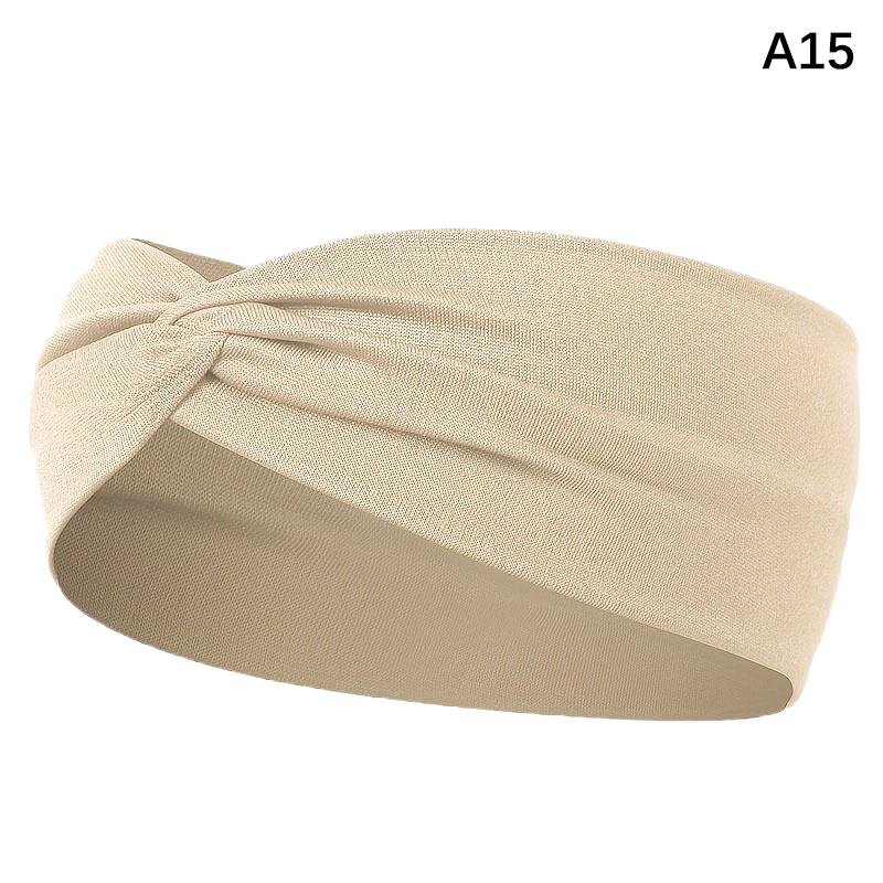 

Широкая эластичная повязка на голову, повязка на голову, повязка на голову для пилатеса, йоги, фитнеса, бега, велоспорта, повязка на голову, тюрбан, обруч для волос, повязка на голову для женщин