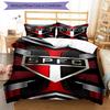 Paulo Fc Emblem Printed Pattern Duvet Cover Set – Includes 1 Duvet Cover and 2 Matching Pillowcases Bedroom Decor Christmas Gifts