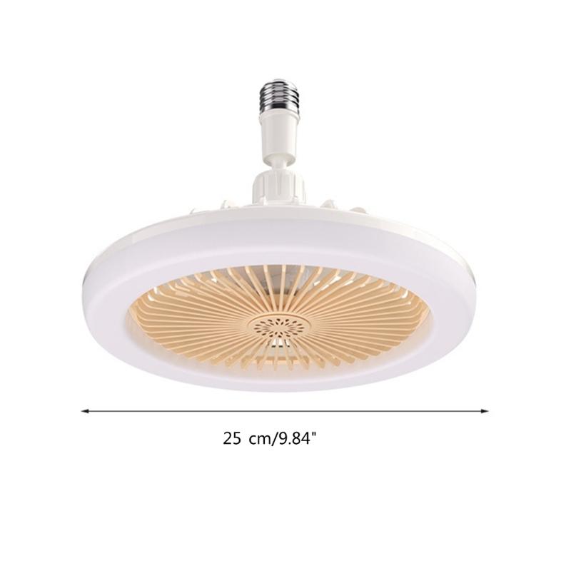 LED Deckenleuchte mit Ventilator-Timer Deckenventilatorleuchten 3 Windgeschwindigkeiten Stufenloses Dimmen Licht Moderne Ventilatorbeleuchtung