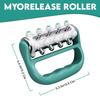 1Pcs Electroplated Roller Massager Portable Handheld Anti Relief Blasting Massage Roller Muscle Massage Fascia Massager For Body