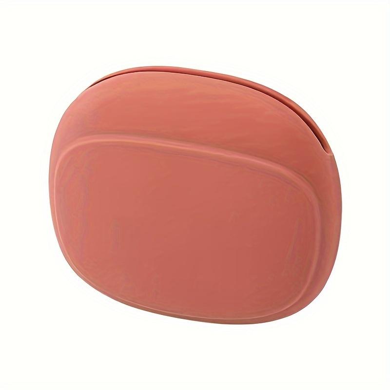 

1pc Silicone Headphone Storage Case, Creative Portable Anti-Fall Mini Earphone Bag, Silicone Headphone Storage Bag красный