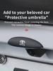 DFCMQJ1 Car Reverse Camera Rain Shield Shade Cover Waterproof Shield For Toyota Gazoo Racing Highlander Corolla AurisRav4 Key Ring