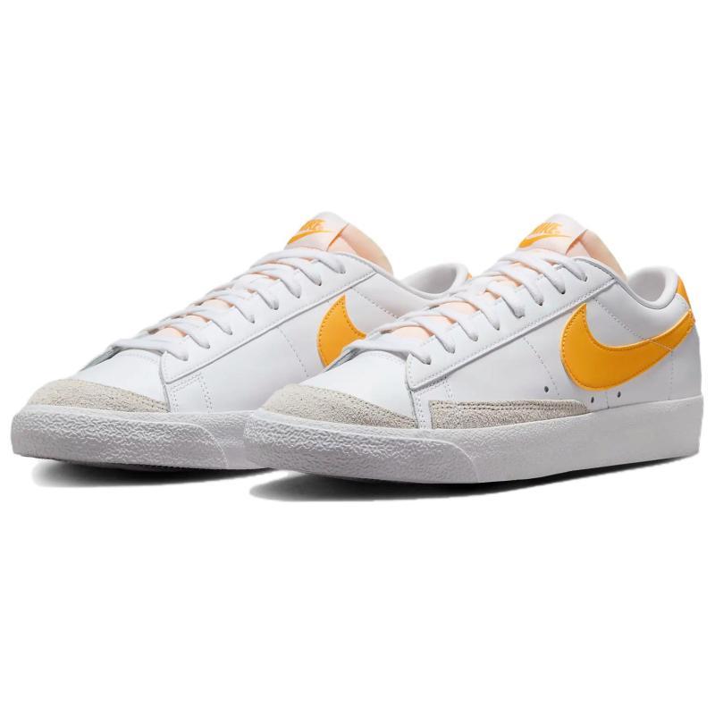 Nike Blazer Low '77 Vintage White University Gold Phantom Sneakers Skateboard Shoes DA6364-112