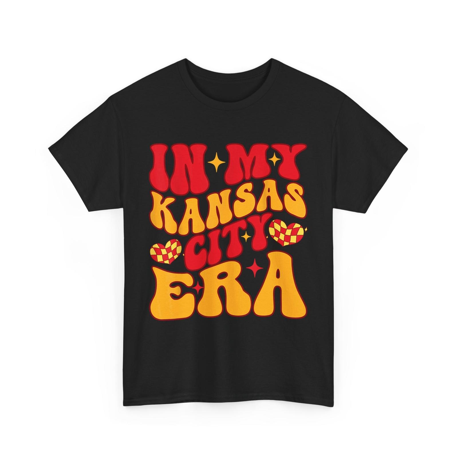 In My Kansas City Era Groovy Shirt, Men Go Cheer Cute Shirt M