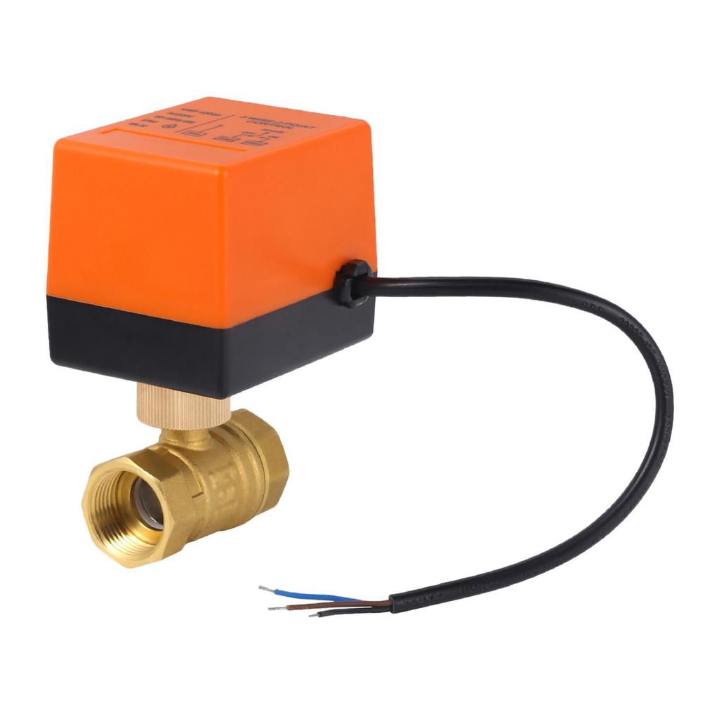 Ball Valves, Electric Valve, Low-noise Actuator for Units, Air Conditioning