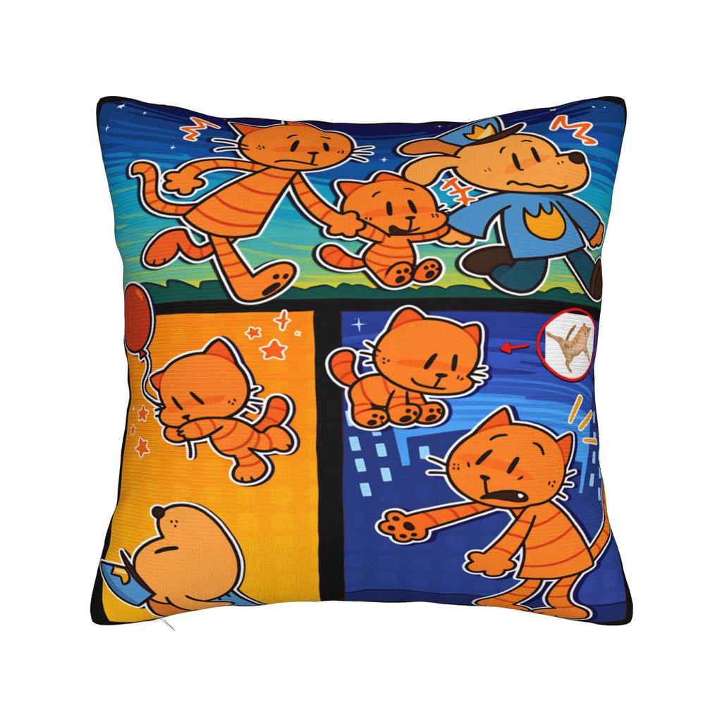 Pillow Case Dog Man Comic Anime Soft Pillow Cover For Wedding Party Home Decor Cute Funny Pillowcases