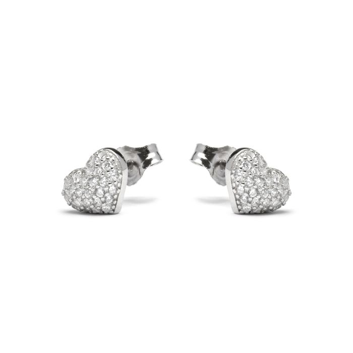 Boucles D'oreilles - LUXENTER - Nifan - Argent 925 - Zircon Cubique - Plaqué Rhodium