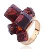 Kristall offener Ring geometrische Legierung Fingerring Schmuck