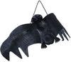 Dekoracja Zawieszka Wiszący Czarny Nietoperz 29Cm