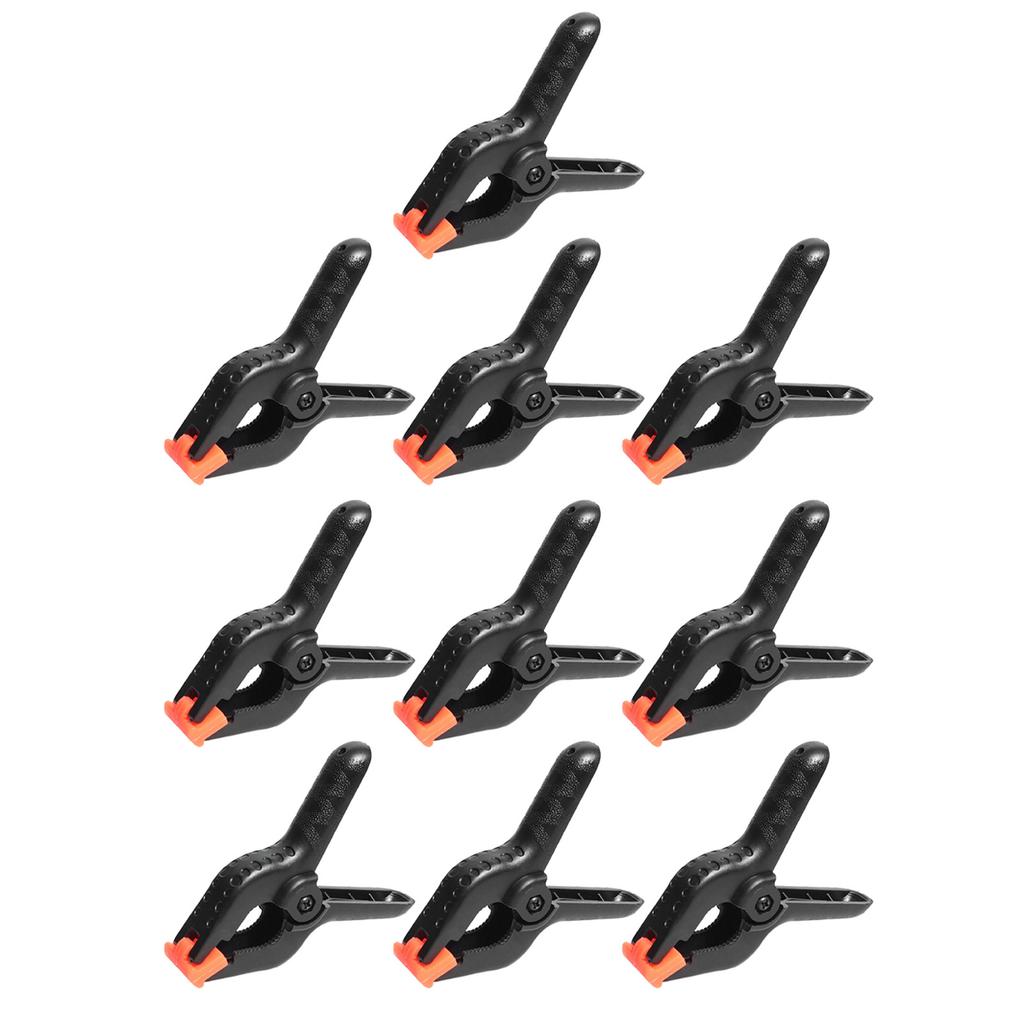 10Pcs 4.5 Inch Spring Clamps Heavy Duty Background Clamp for Backdrop Stand Woodworking Photography