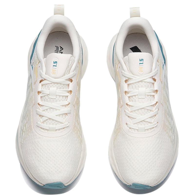Anta Tron 1.5 Big Data Cushioning Anti-Slip And Wear-Resistant Low-Top Running Shoes White Blue Sneakers 112135586-3