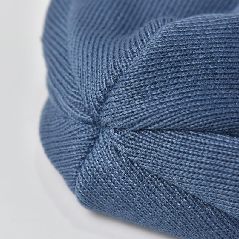 Hat Recycled Material Men's and Women's Cold-proof Knitted Hat Warm Wool Hat Windproof Cold Hat Cotton Hat Dome Baotou