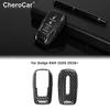 Remote Key Fob Case Shell Cover Protector Trim For Dodge Ram 1500 Carbon Fiber