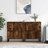 VidaXL Buffets 2 Pcs Smoked Oak Engineered Wood 3190186