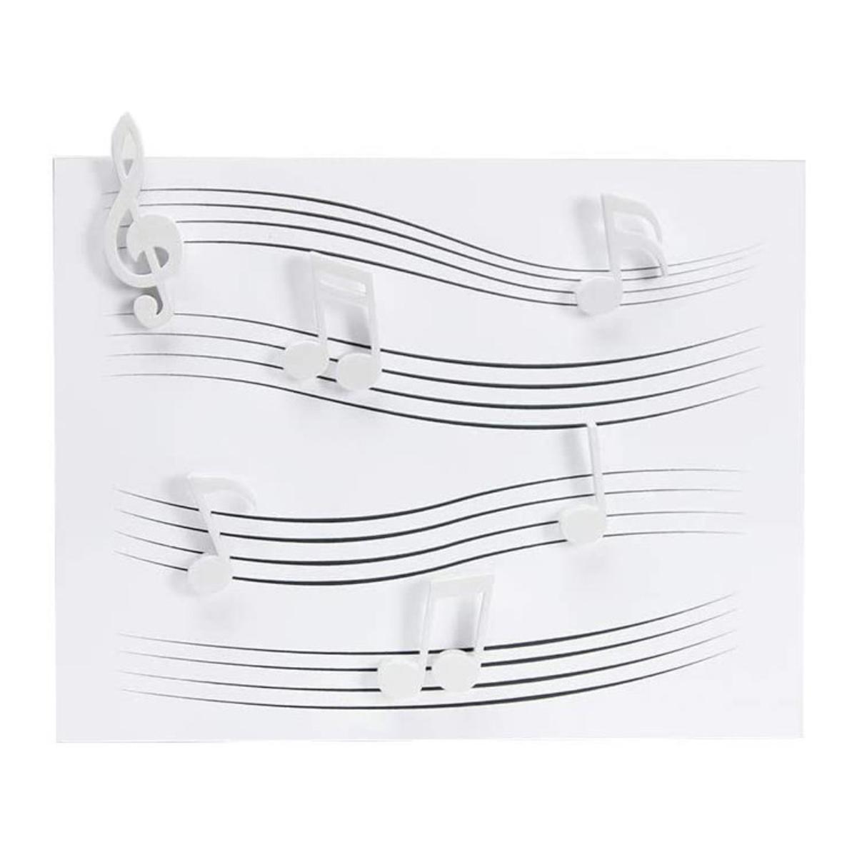 

Music refrigerator sticker, creative piano score , magnet refrigerator sticker белый