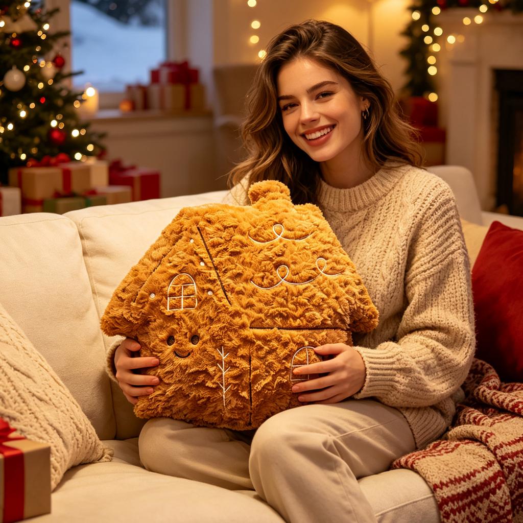 Christmas Tree Plush Soft Decorative Throw for Holiday Home Decor Gift