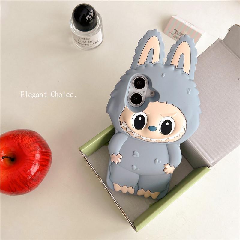 Cartoon Dreidimensionales Stoffpuppen-iPhone Universelle Anwendung Apple Handyhülle Sturzsichere Schutzhülle