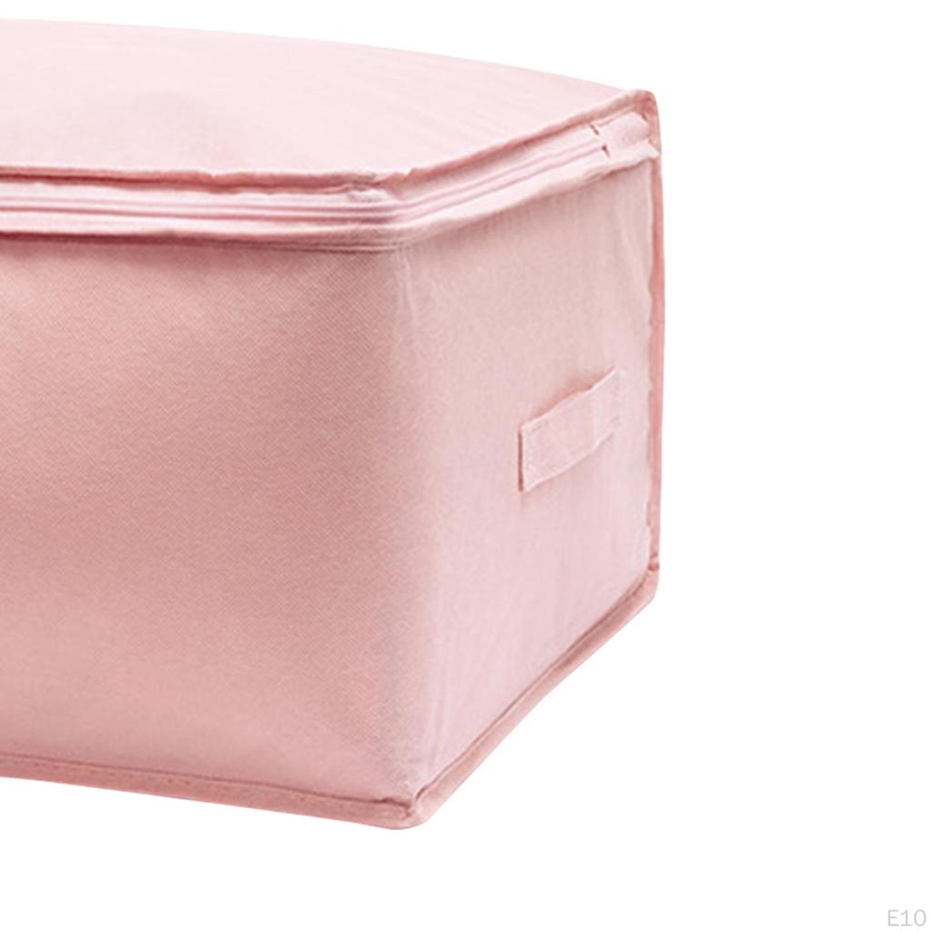 Clothes Storage Bin Quilt Bag Breathable Decorative Large Duvet Bags Organizer Blanket Cube