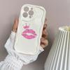 LZ20 Lips kiss design Clear Soft Wave Phone Cases for iPhone 15 13 Pro Max 12 mini 14 8 Plus XS Max XR 6 Protection Back Cover