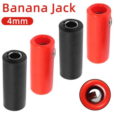 10Pcs 4mm Banana Jack Female Plug Socket Audio Banana Connector for Audio Wire Extension Converter