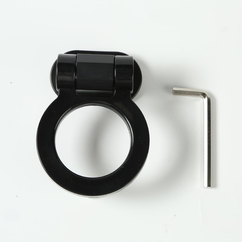 ABS Car Styling Trailer Hooks Sticker Decoration Car Auto Rear Front Trailer Simulation Racing Ring Vehicle Towing Hook