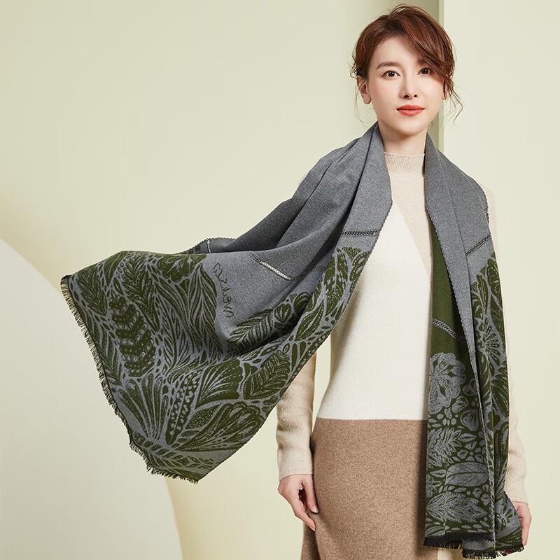 

WENSLI Women s Butterfly Dream Silk Velvet Shawl Scarf 200 x 60 cm