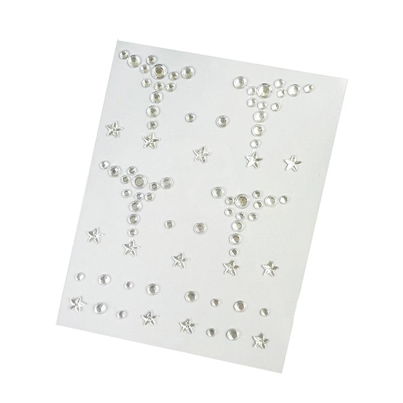 Eyes Face Body Diamond Tattoos Stickers Temporary Tattoo Diamonds Jewels Stickers Body Art Decor Nail Diamond