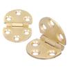 2Set 180 Degree Copper Hinge with Screw Mini Flap Hinge for Foldable Table 47x30mm
